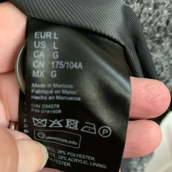 H&M Wool Blend Coat size Large - Picture 6 of 14